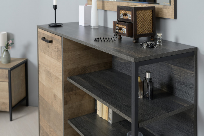 Трувор Гостиная 035, дуб гранж песочный/интра