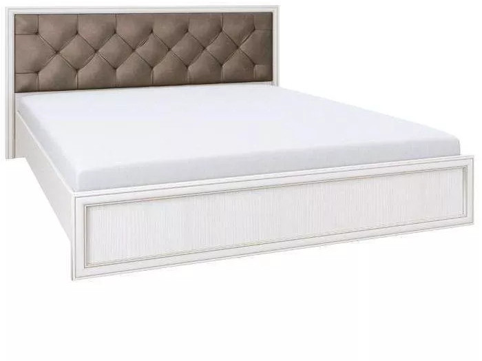 Габриэлла кровать 06.02-03 с отк. мех. вудлайн кремовый