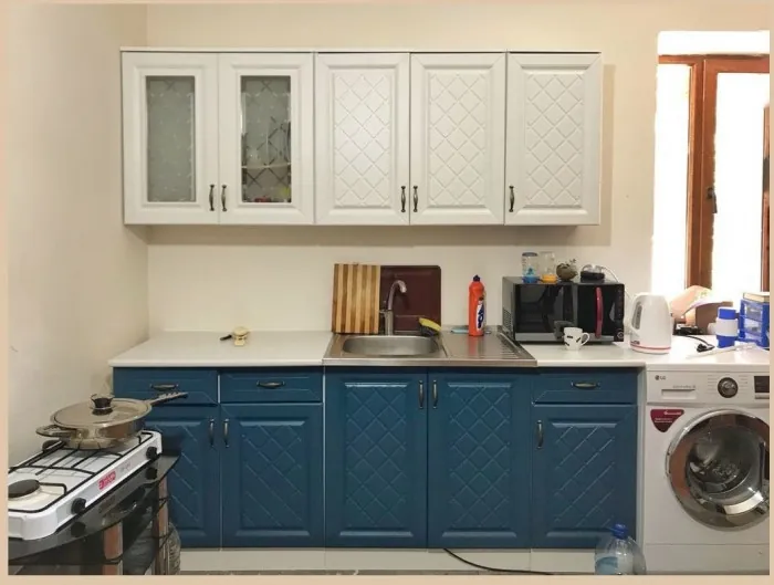 Кухня МДФ Ирина, 1800 (Голубой)