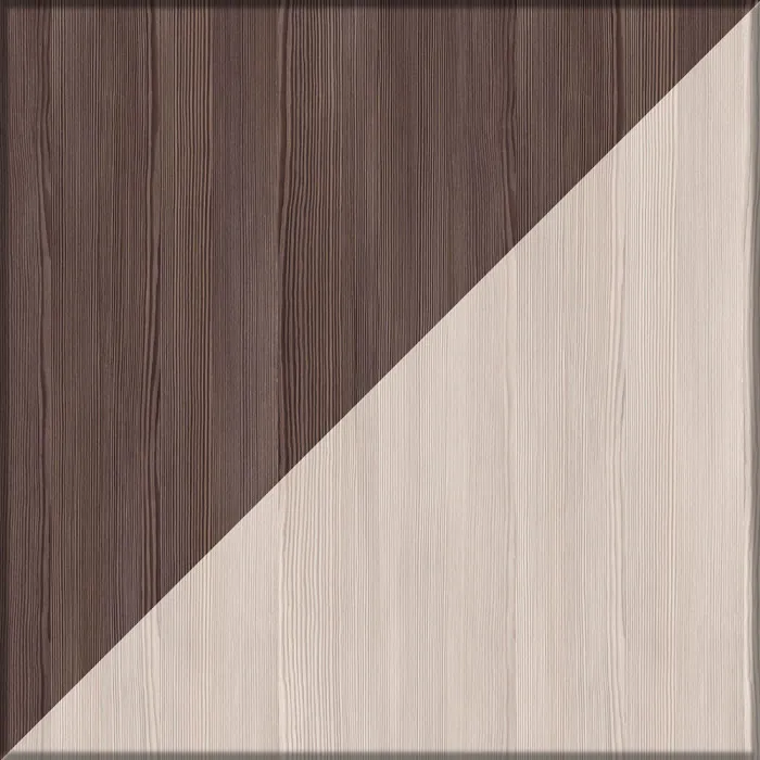 Два шкафа с вешалкой Домино 2-3431бод.тем/св, цвет бодега тёмный/бодега светлый, ШхГхВ 200х36х202 см., универсальная сборка