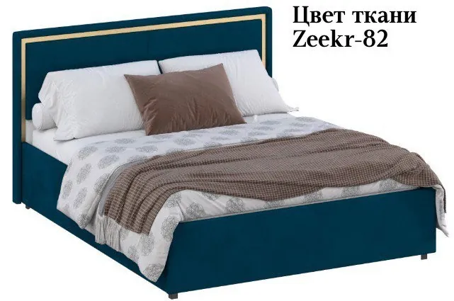 Кровать 160 с ортопед. основанием КР-431-М-16, Микровелюр-82