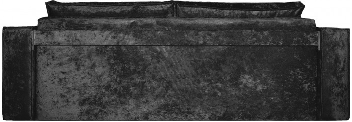 Диван-кровать Лофт Люкс Плюш, еврокнижка, 140х195, черный