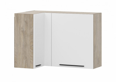 КГ Этна Шкаф навесной угловой 1000 Софт Вайт