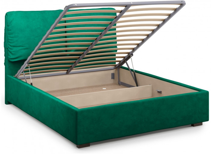 Кровать Trazimeno 180 с подъемным механизмом, Velutto 33