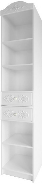 МС Ki-Ki Стеллаж СД 450.1 (Белый/Белое дерево)