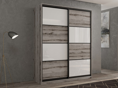 Шкаф-купе Кааппи 14 Эвок Окаменелый 160х60х230 см