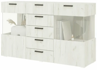 Алтея Комод дуб крафт белый