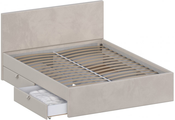 Кровать Тэя (кровать 160 + 2 ящ.), Микровелюр-47