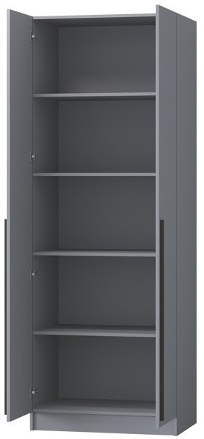 Шкаф Бастион ЛДСП 0,8 (Крафт золотой / Белый древесный)