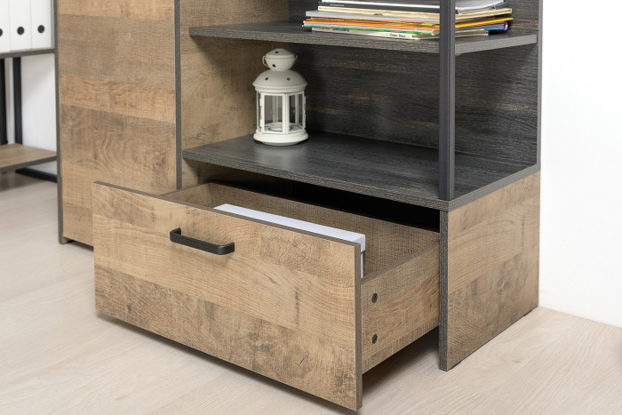 Трувор Гостиная 047, дуб гранж песочный/интра