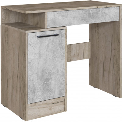 Косметический стол Вегас, Дуб крафт серый/Цемент