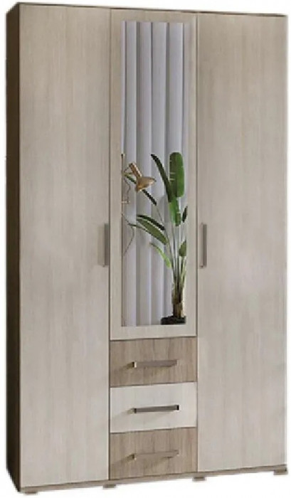 Белла шкаф 3-хстворчатый (ясень)