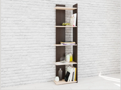 Стеллаж Ромео-7 венге/дуб молочный