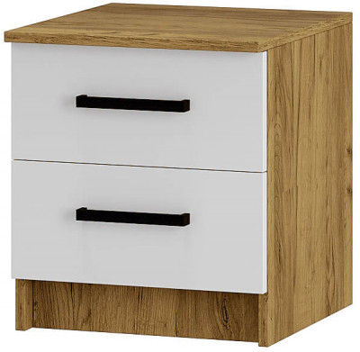 Тумбы прикроватные "Евро" ТБ-12 (2 шт.) крафт/белый