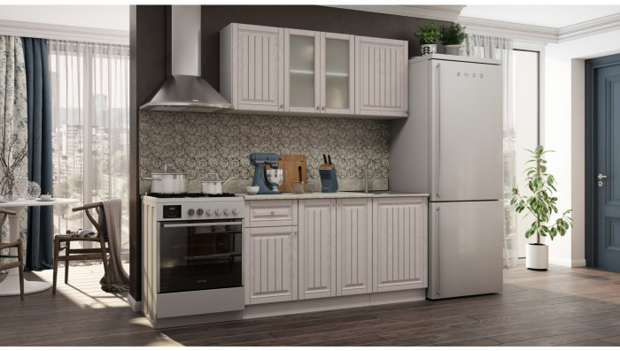 Кухня МДФ Хозяюшка 1500, Мускат