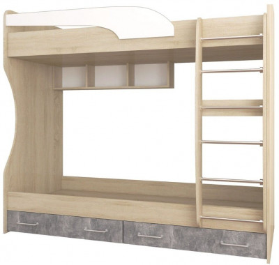 Колибри-лофт Кровать двухъярусная