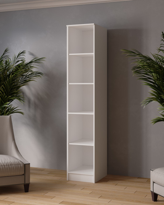 Шкаф-пенал Лагуна с антресолью, Дуб крафт серый/Кашемир