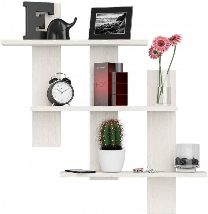 Полка СВК-5, цвет дуб лоредо, ШхГхВ 84х13,6х88 см.