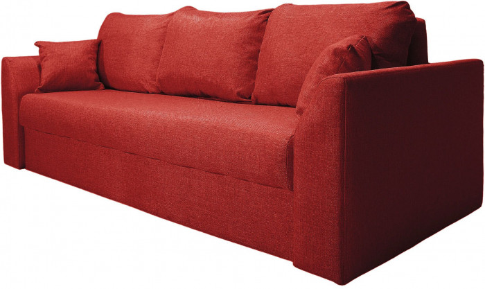 Диван-кровать Белфест 160х195, еврокнижка, велюр, красный