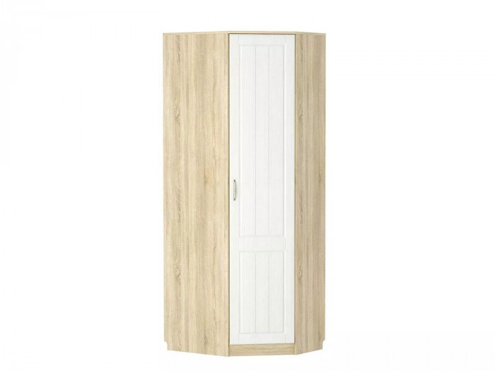 НМ 014.11 ПР Шкаф угловой Оливия Дуб Сонома/белое дерево