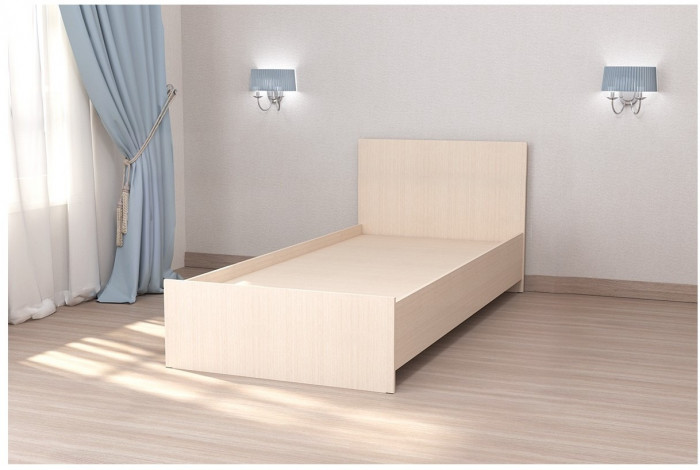 Кровать арт.032, низкий щиток, 90 (Дуб Белфорт)