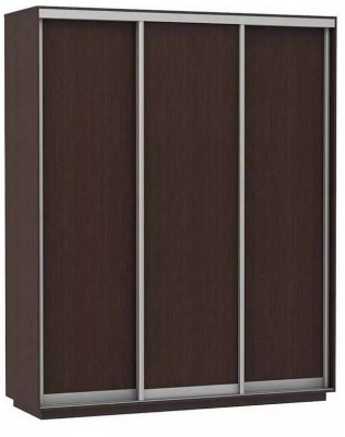 Шкаф купе Модерн 2076х600 3-х дверный 3-х секционный глухой венге