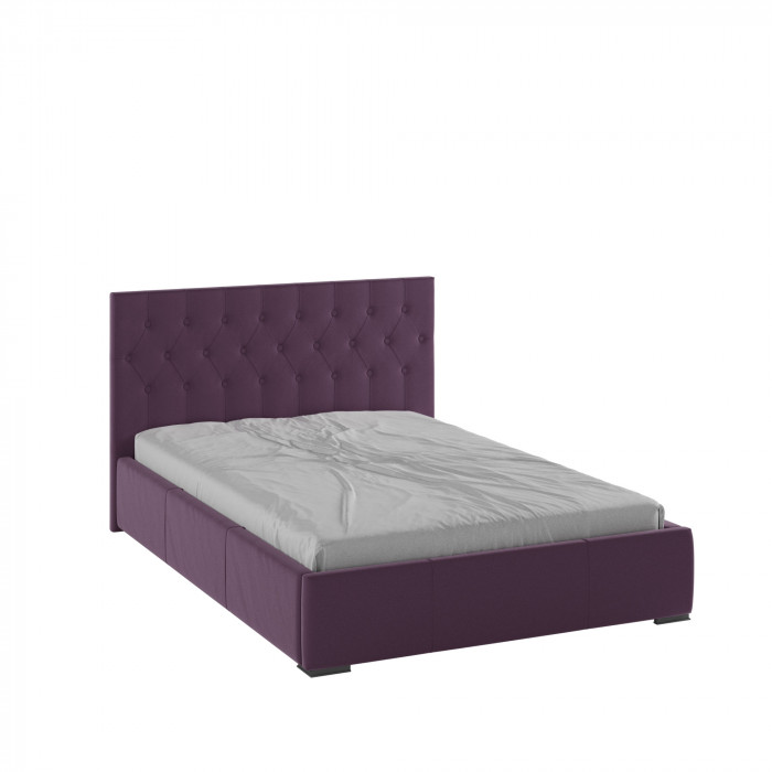 Октавия Кровать интерьерная 140 винный ромб, ортопед