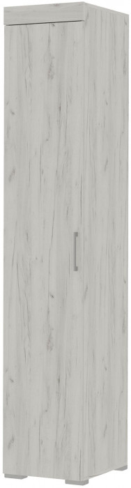 Гранд пенал (0.400х2,120х0,480) дуб крафт белый