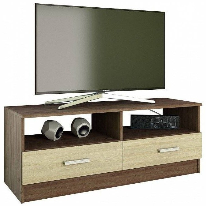 Тумба TV1 Эра, Ясень шимо темный/светлый