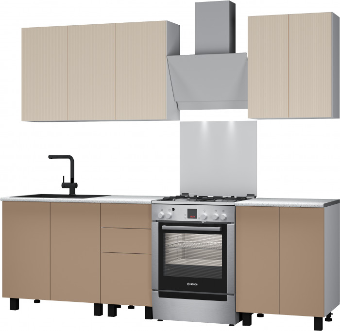 Кухня 1,8 Мыло Ф01/Рейка Ф03