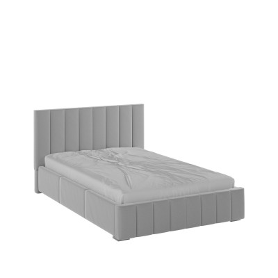 Нега Кровать интерьерная 140 светло-серый, ПМ