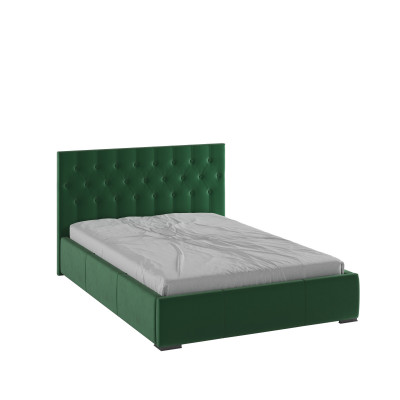 Октавия Кровать интерьерная 140 изумруд ромб, ПМ