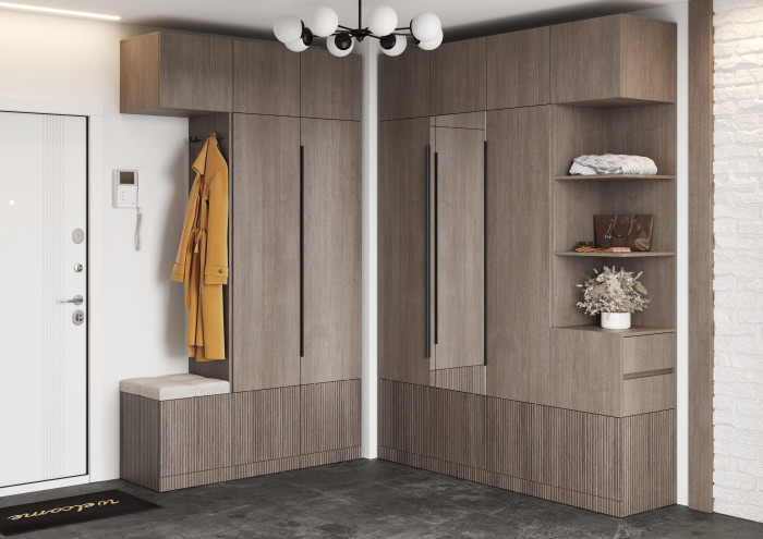 Модульная прихожая Кантри, композиция 6