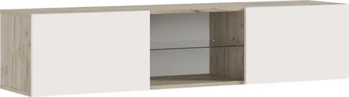 Норд Тумба ТВ подвесная, Крафт серый/Кашемир