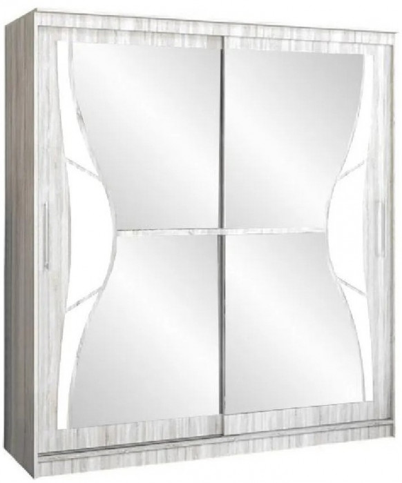 Шкаф-купе Элегант 1 2000 (Сандал светлый)