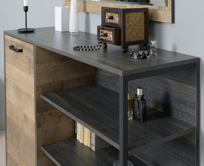 Трувор Прихожая 155, дуб гранж песочный/интра