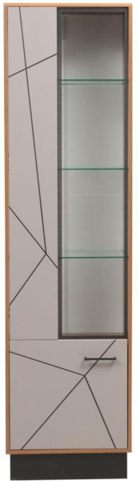 Шкаф-пенал Гамма 54.01 Левый Таксония/Грэй