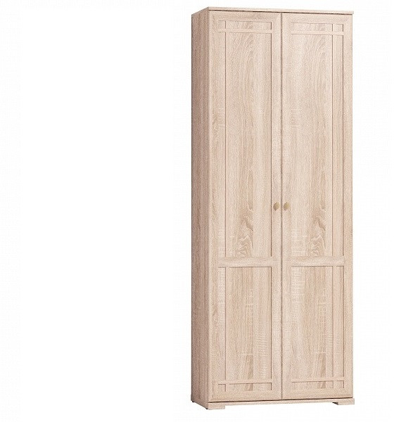 Шкаф двухдверный для одежды Шерлоск 11, дуб сонома