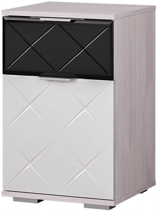 "Кимберли" ТБ-02 ясень белый/белый глянец