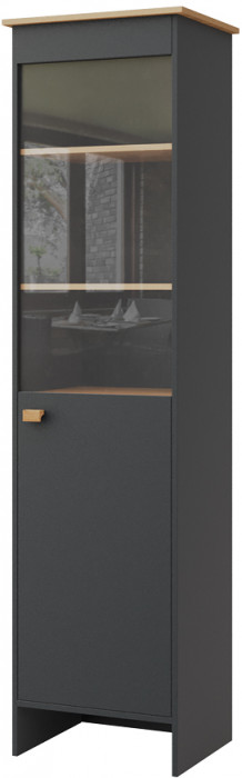 Модульный кабинет "Скандинавия" - Антрацит/Дуб наварра