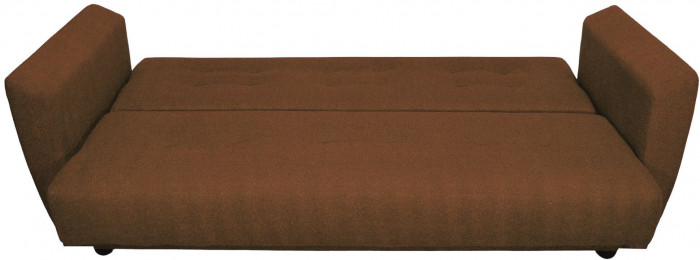 Диван-книжка Лира, 120х190, велюр коричневый