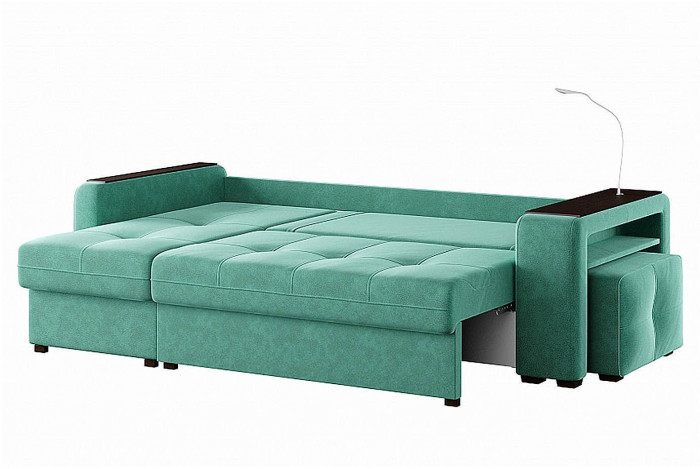 Диван угловой Smart 4 Б3-1Пф-2Т-Б4 Велюр Кашемир 672