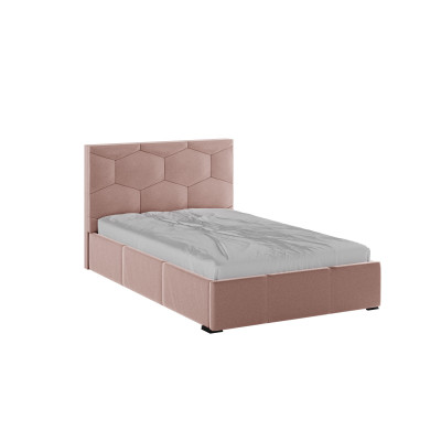 Манука Кровать интерьерная 120 пыльная роза, ортопед