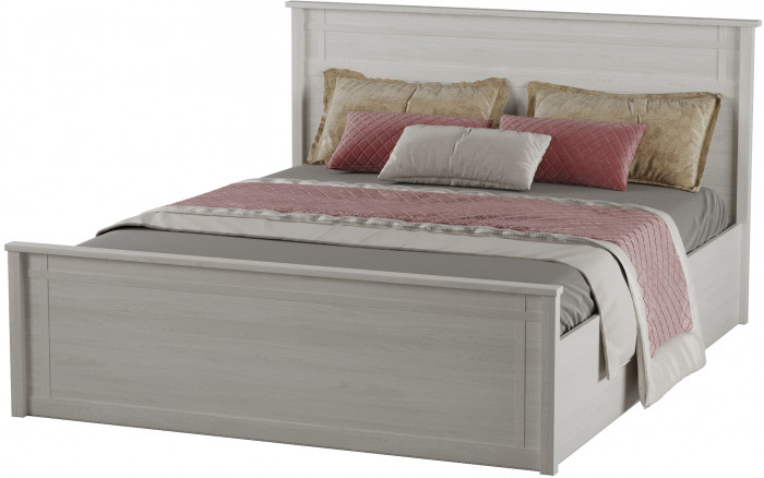 Ричард Кровать РКР-3 (1,6) с настилом ДСП, Ясень анкор светлый