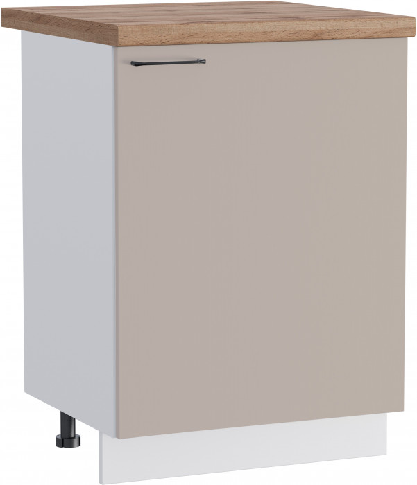 КГ ШН 600 Магнолия/Белый гладкий Арника РМ (со столешницей)