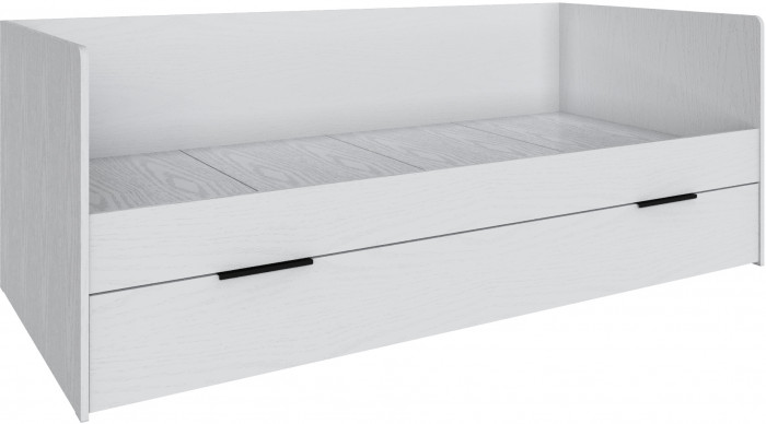 Кровать Мадрид (0,9) универсальная, Белый