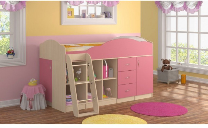 Кровать-чердак Дюймовочка-5.4