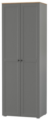 Остин 13.224 Шкаф, серый графит/дуб крафт золотой