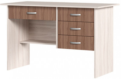 Стол письменный Сити шимо темный/шимо светлый