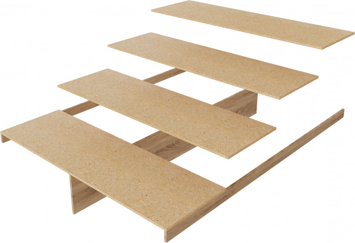 Модульная спальня Ричард, набор 2, Ясень анкор светлый